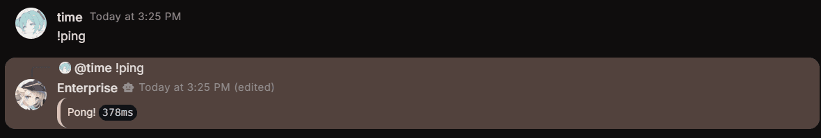 ping command example