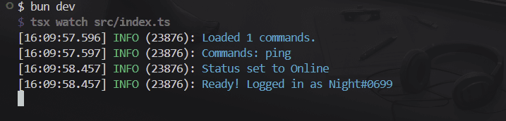 Bot online console