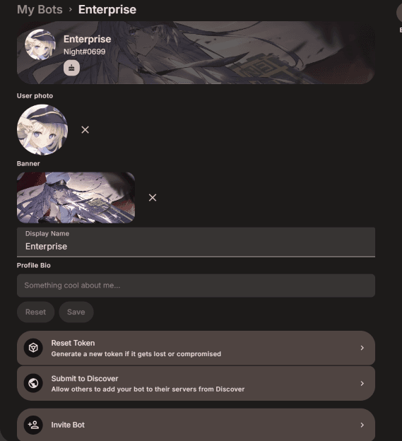 Bot Page