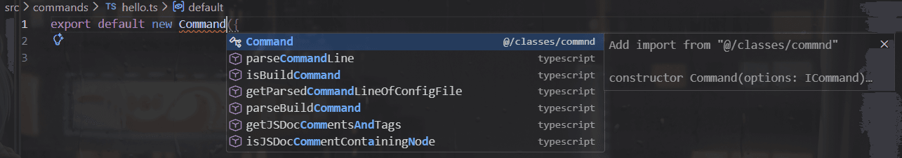 intellisense